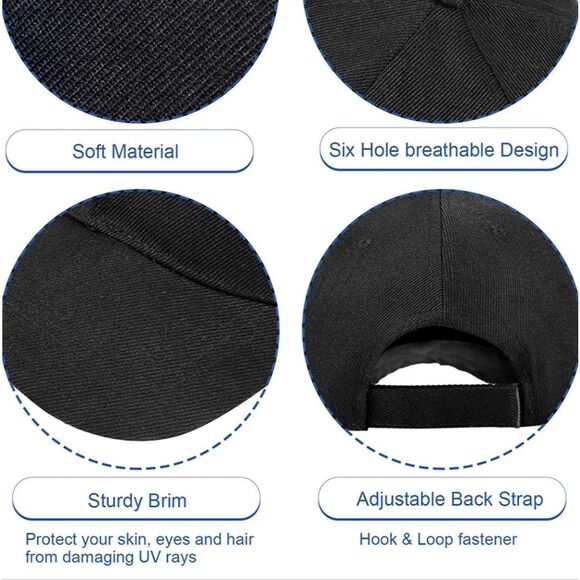 Doordash Hat Baseball Cap Hat Delivery Driver Adjustable Back Strap - Picture 3 of 5